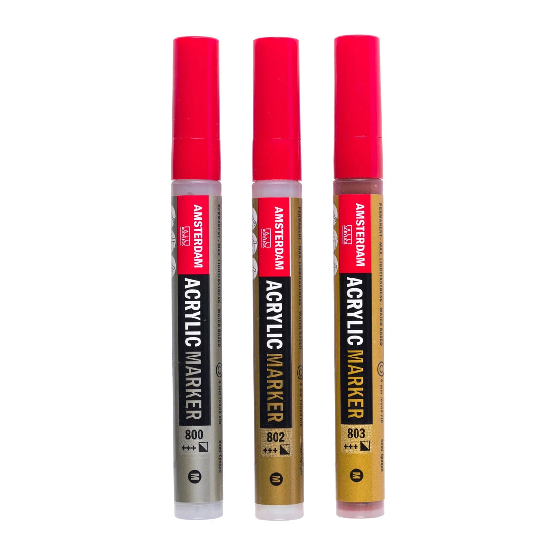 Amsterdam Acrylic Marker Metallic Set | 3 Colors