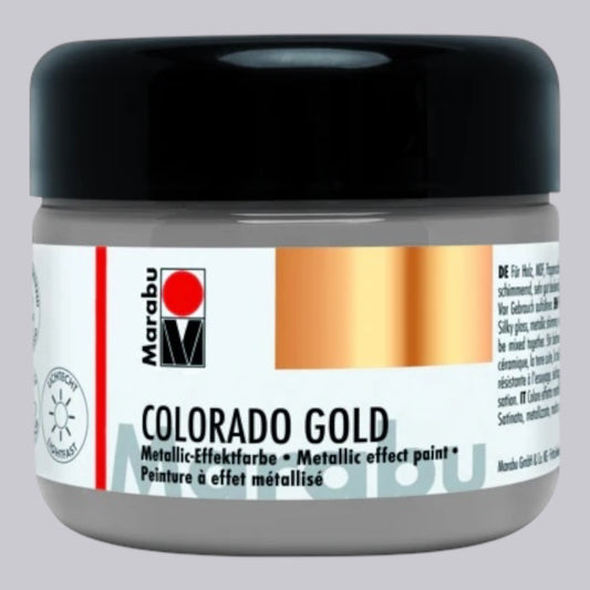 Marabu Colorado Gold Metallic-Effektfarbe , Palladium 795