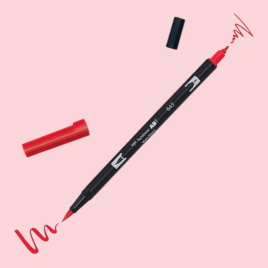 Tombow ABT Dual Brush Pen 845 Karmin