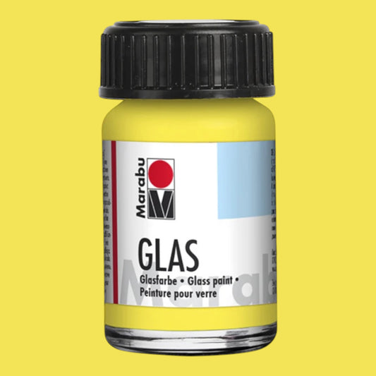 Marabu Transparent Glasfarbe , Zitron 02 , 15 ml