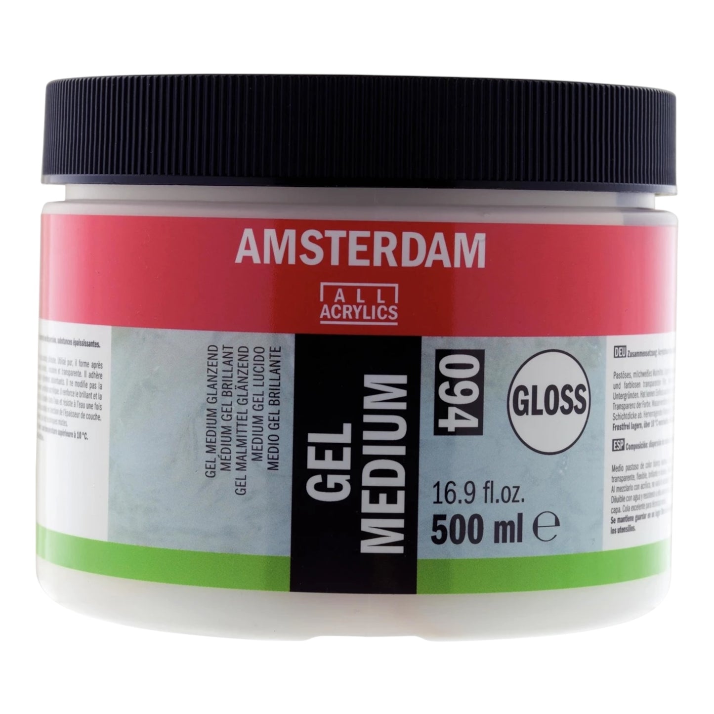 Amsterdam Gel Malmittel Glänzend – 500 ml (Gefäß 094)