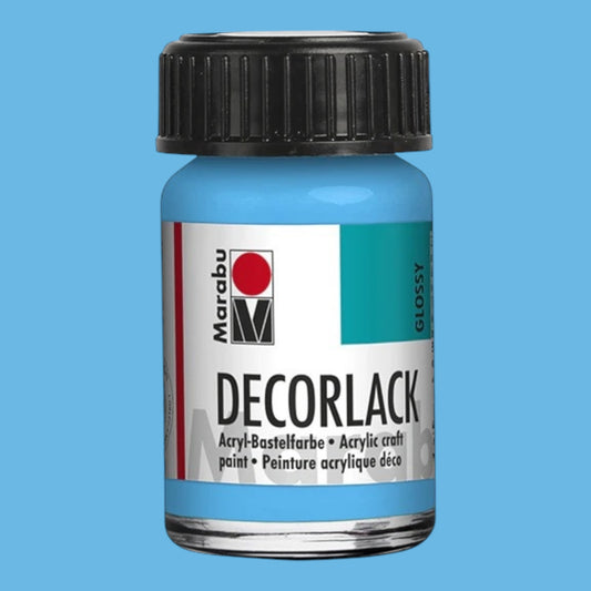 Marabu Decorlack Acryl Glanz Hellblau 090