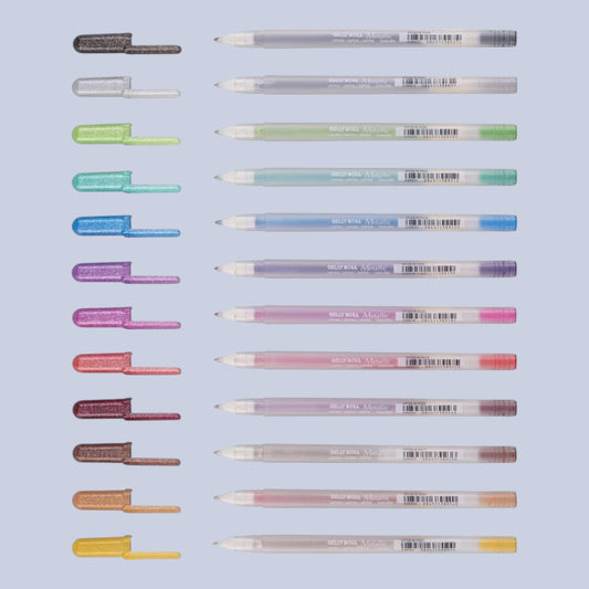 Sakura Gelly Roll Metallic Shiny – Set mit 12 Farben