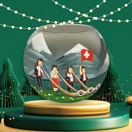 Tealight Holder Alphorn Music