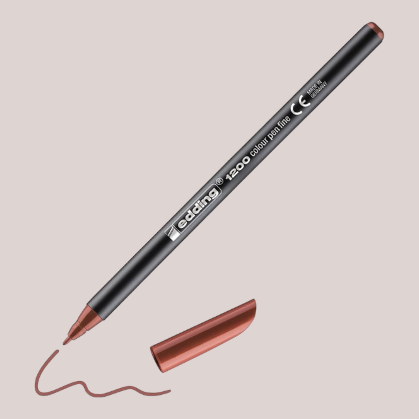 Edding Faserschreiber 1200 Braun 0,5-1mm