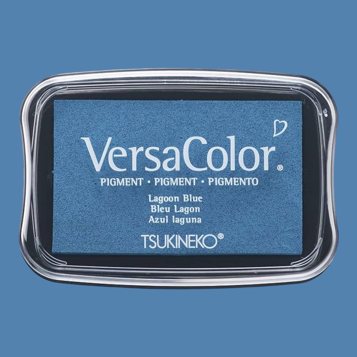 Rayher ink pad Versa Color Pigment Lagoon, 9.6x6.3x1.8cm