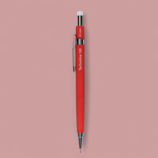 Technoline 100 mechanical pencil 0.7mm red