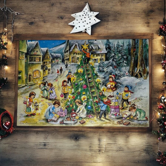postcard Advent calendar