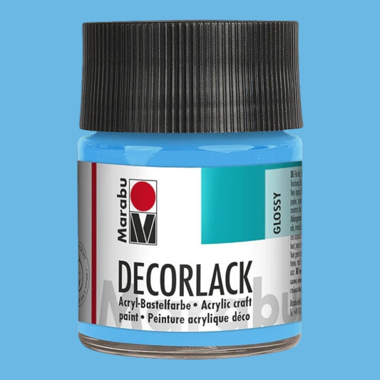 Marabu Decorlack Acryl Glanz Hellblau 090