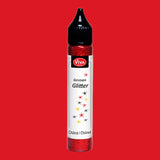 Viva Decor. German glitter. Chilli red.