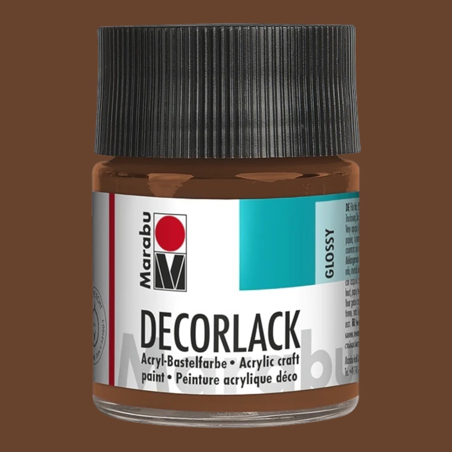Marabu Decorlack Acryl Glanz Mittelbraun 040