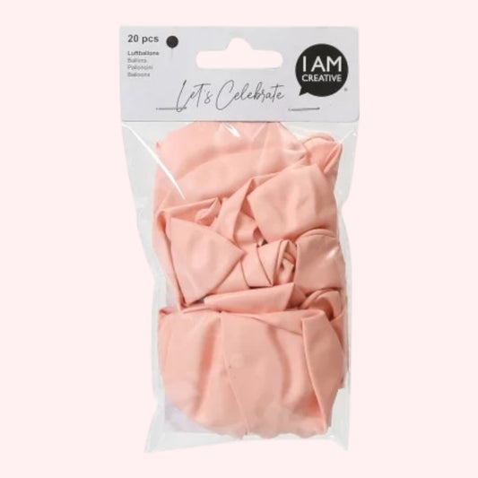 I Am Creative balloons, pink 20 pcs