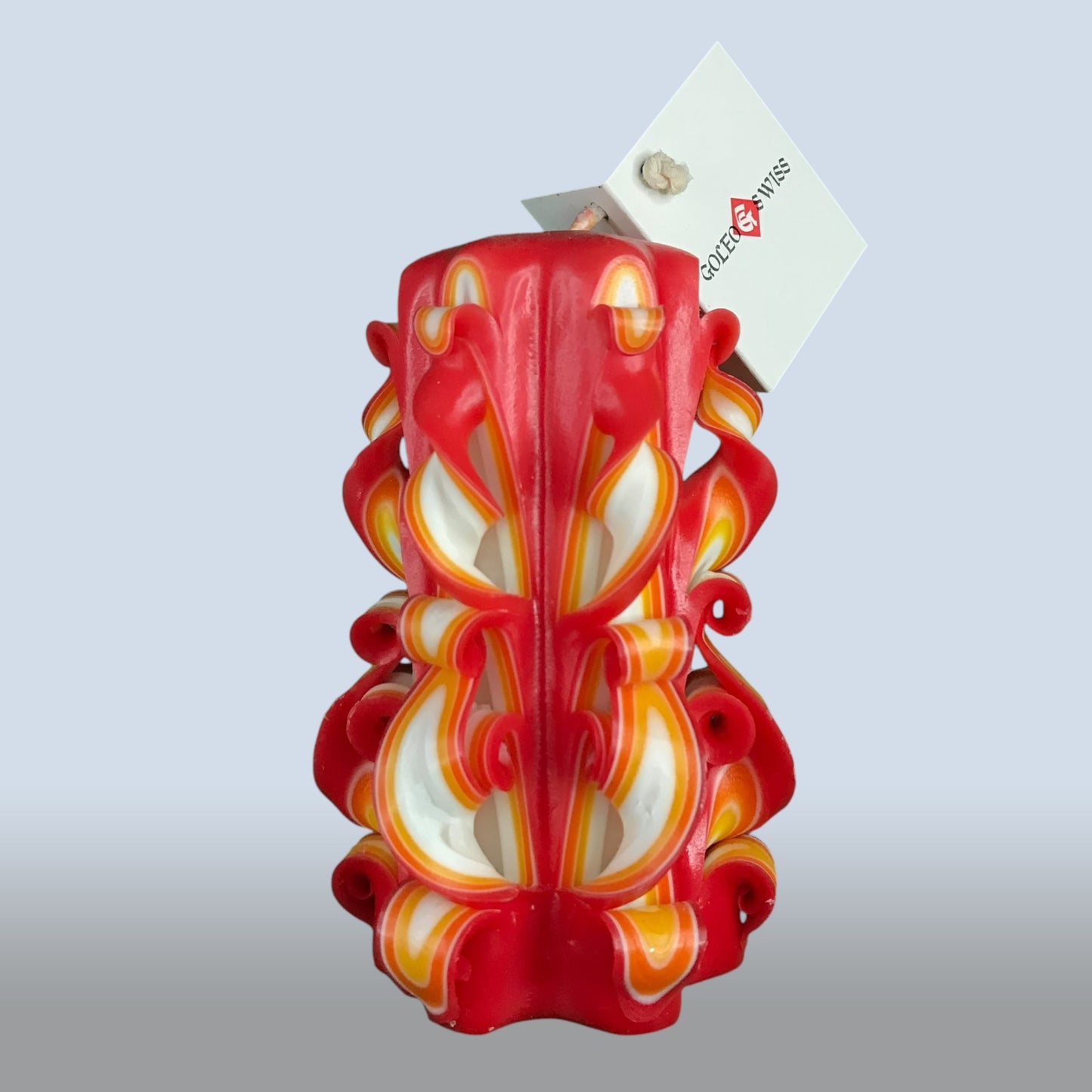 Geschnitzte Kerze Klein - Ruby Honey