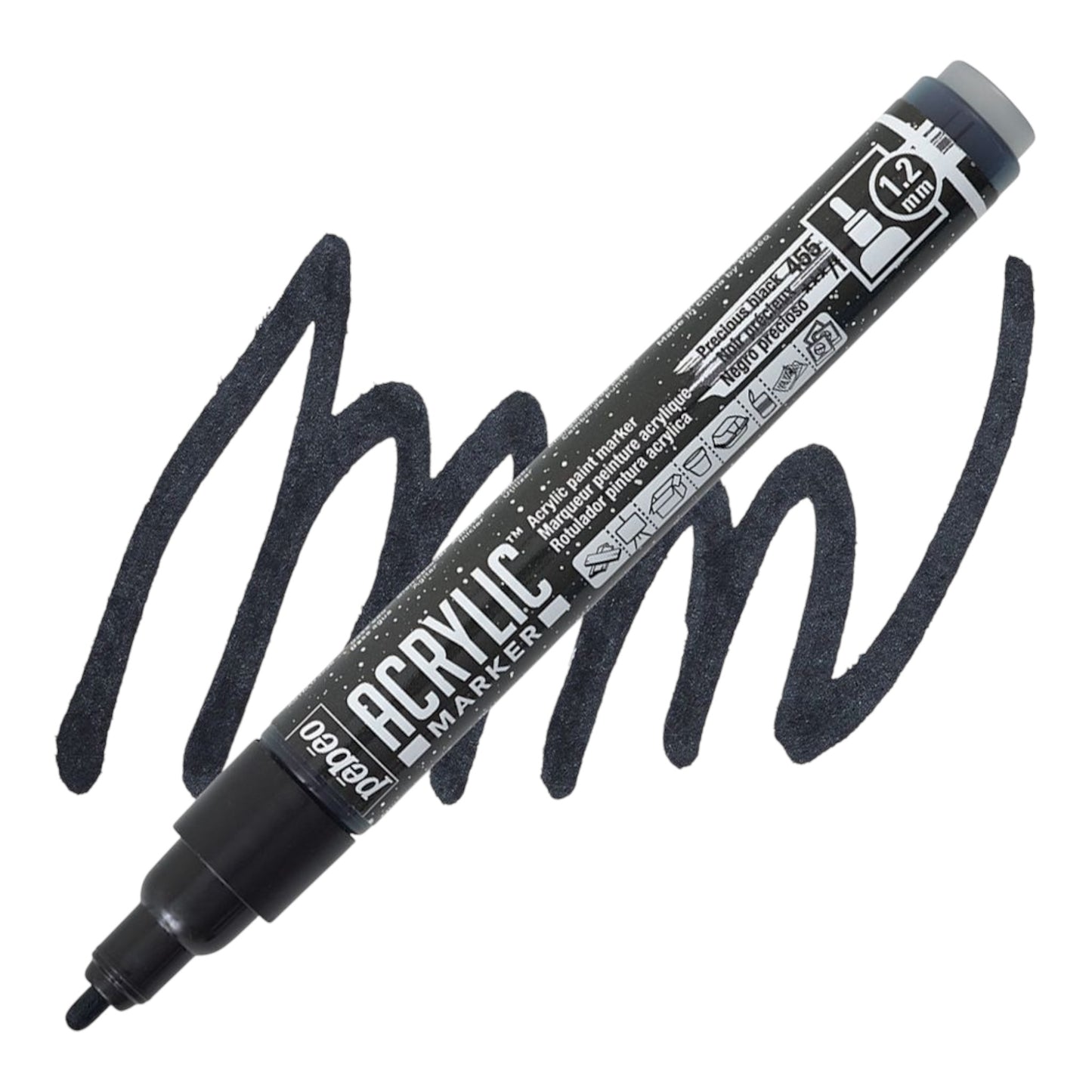 Pébéo Acrylic Marker – Precious Black 55