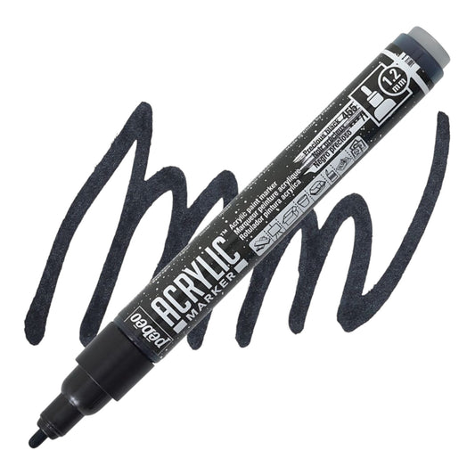 Pébéo Acrylic Marker PT Biseau 4mm Noir PR 655