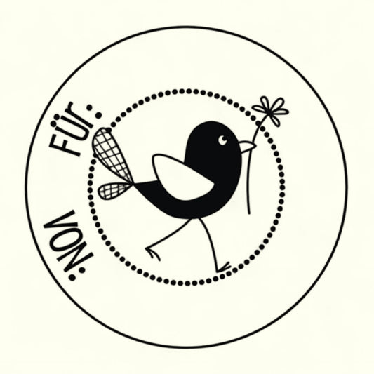 Rayher Holzstempel Geschenkanhänger , 3cm ø