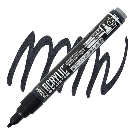 Pébéo Acrylic Marker PT Biseau 4mm Noir 636