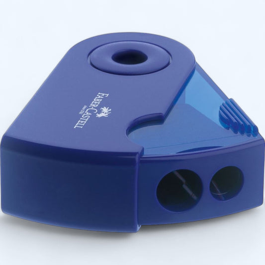 Faber-Castell Sleeve Double Sharpener Blue