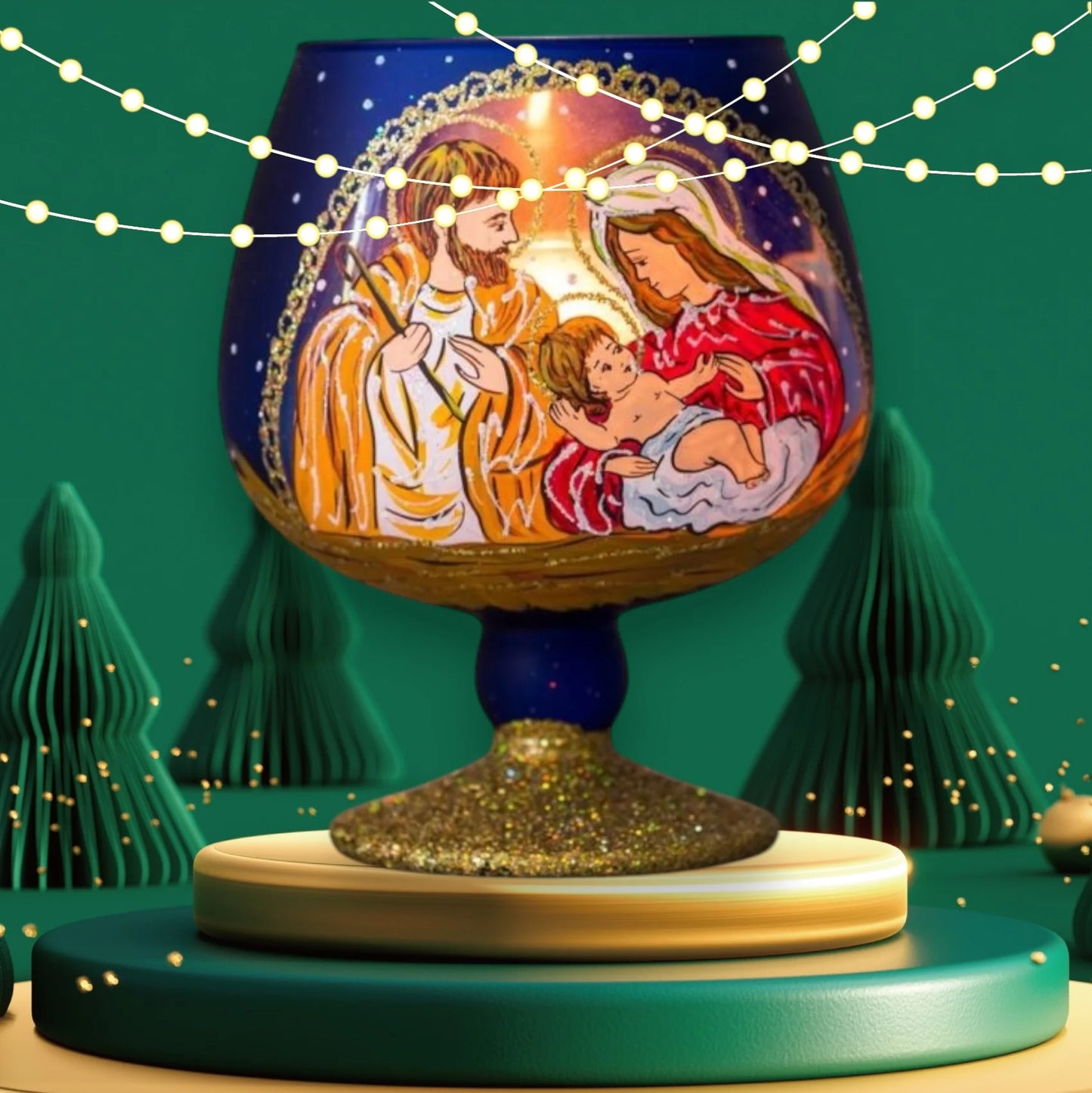 Holy Night tealight holder