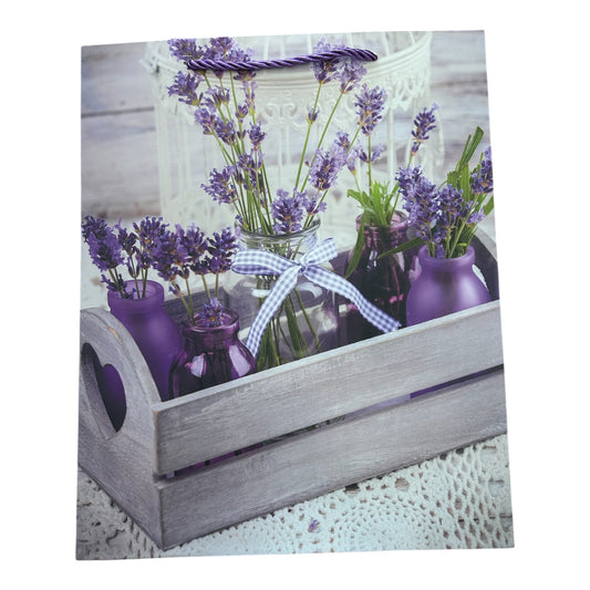 Geschenktasche: Lavendel