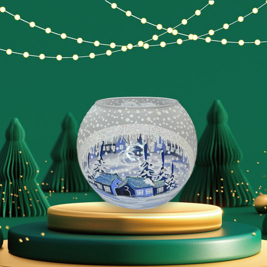 tealight holder Winter Evening