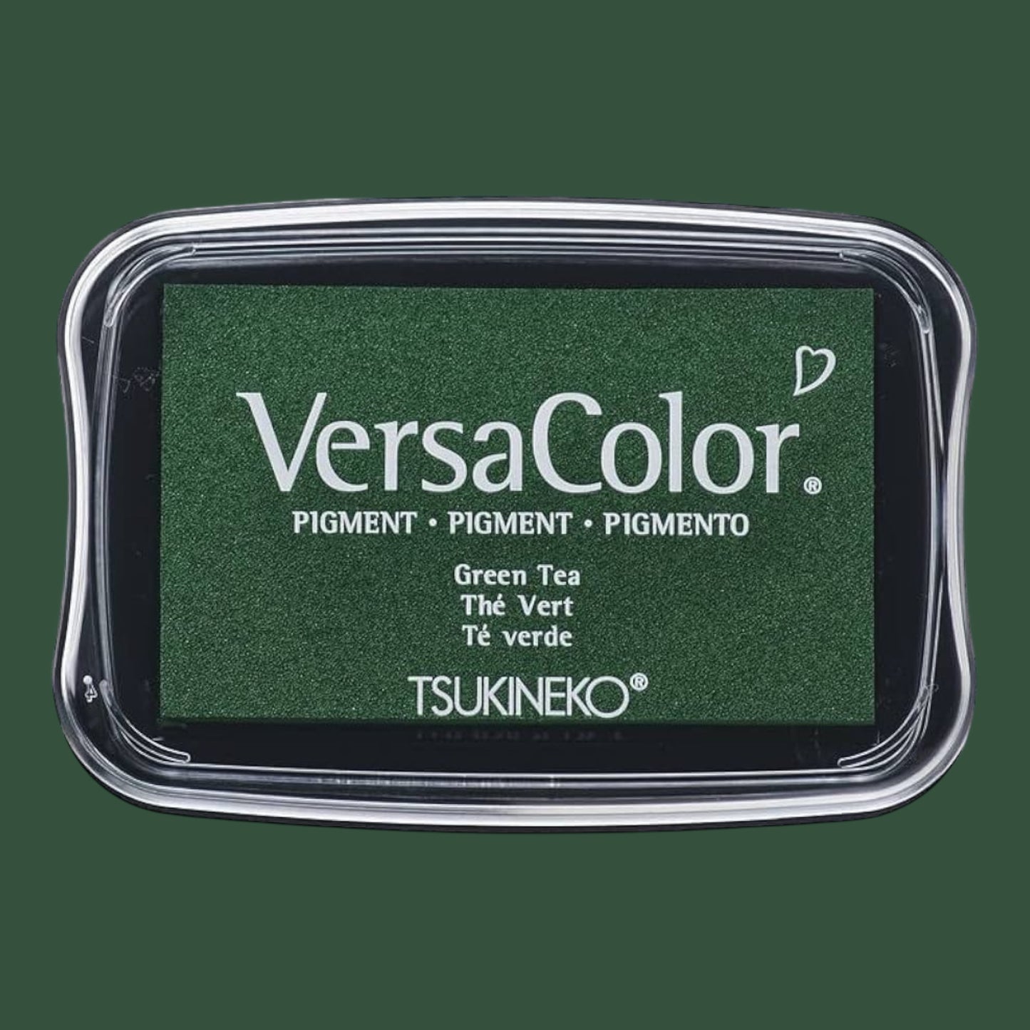 Rayher ink pad Versa Color Pigment-Green Tea, 9.6x6.3x1.8cm