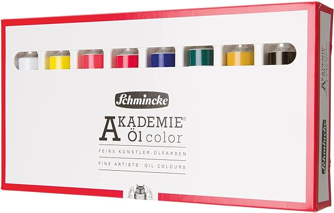 Schmincke Akademie oil paints set of 8