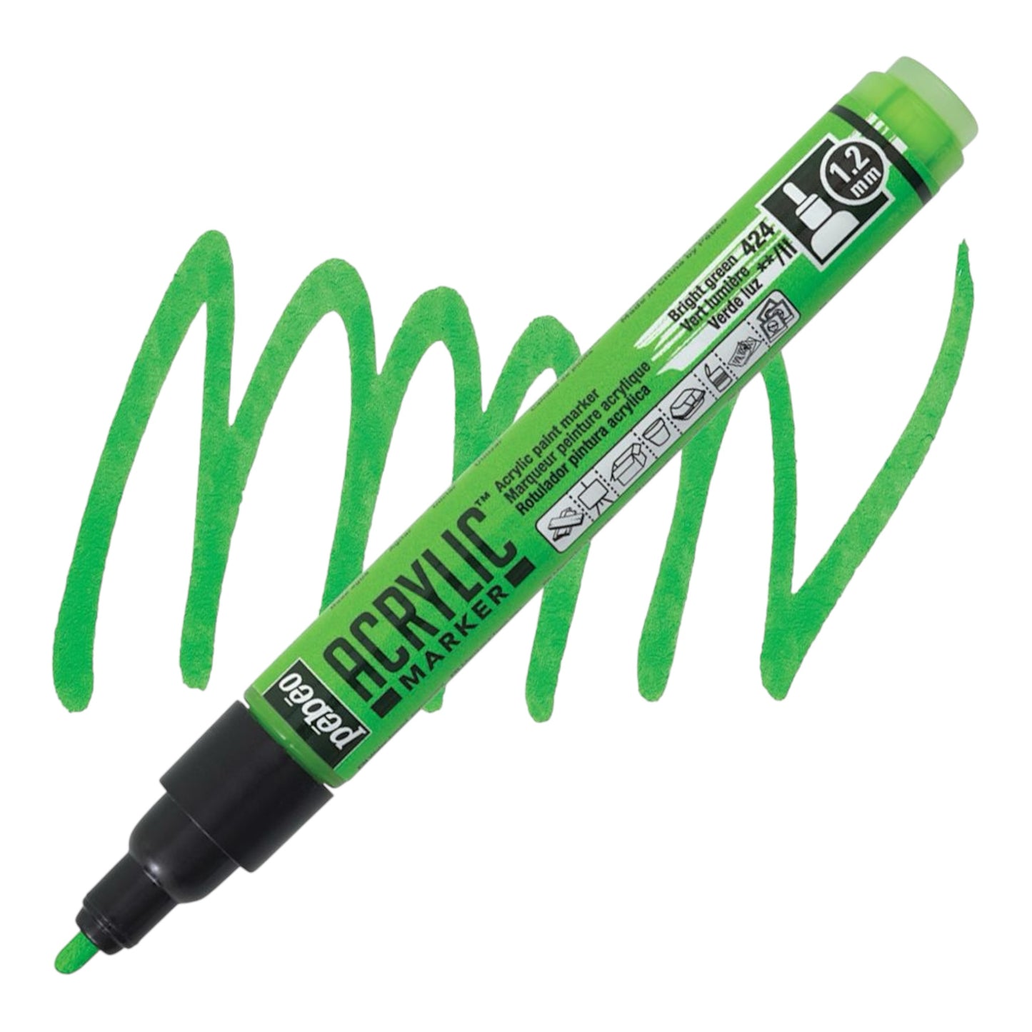 Pébéo Acrylic Marker PTE 1.2mm Vert Lum 424