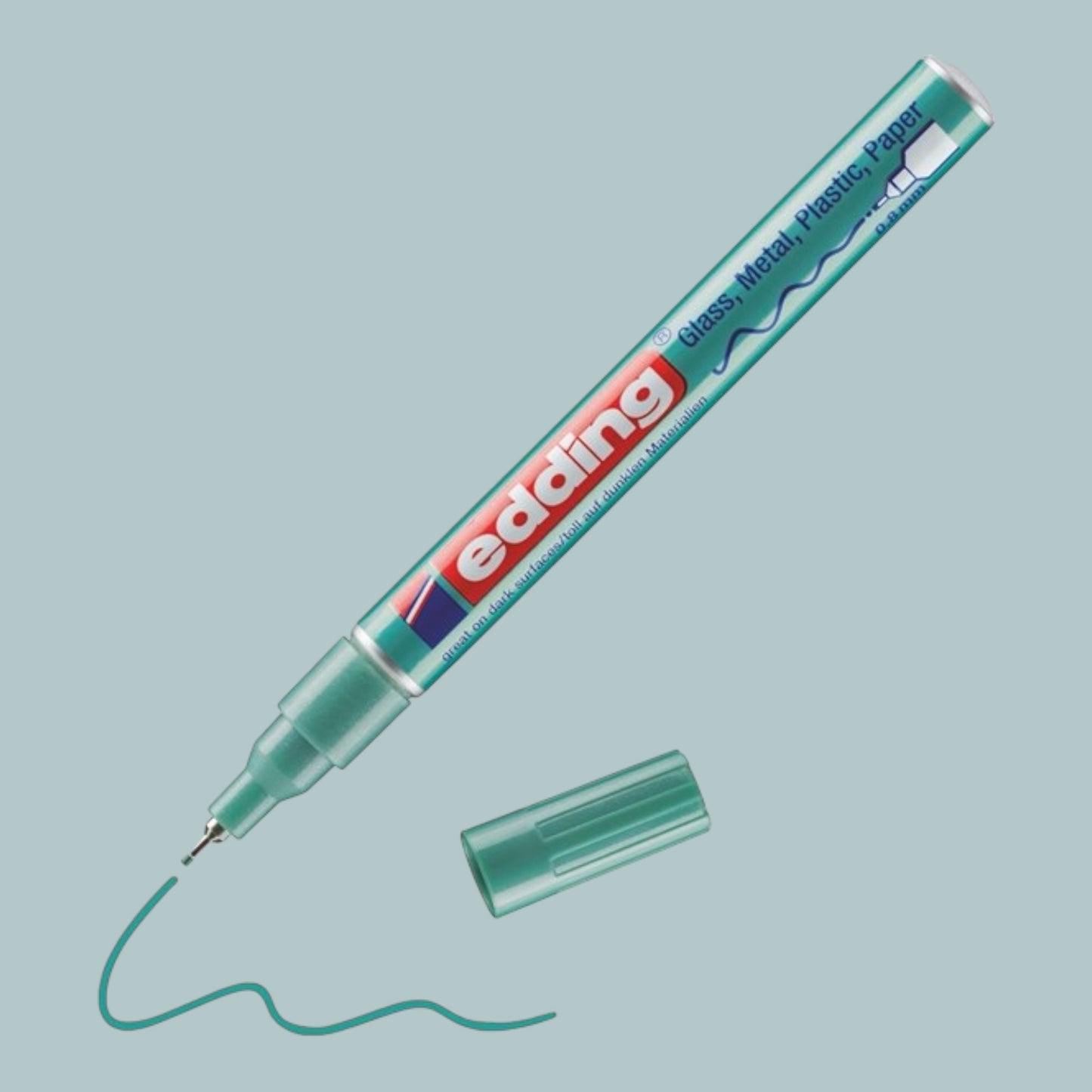 Edding 780 gloss paint marker green-metallic, 0.8 mm