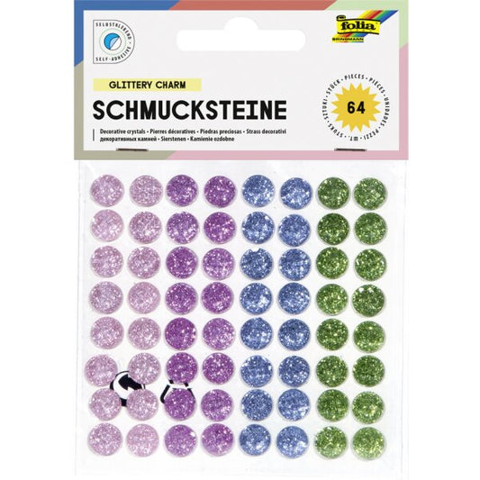 Folia Schmucksteine selbstklebend, Glittery Charm