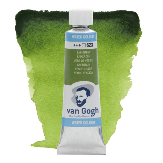 Van Gogh Aquarellfarbe Tube Saftgrün 623