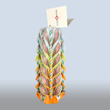 Geschnitzte Kerze Mittel - Rainbow Blaze