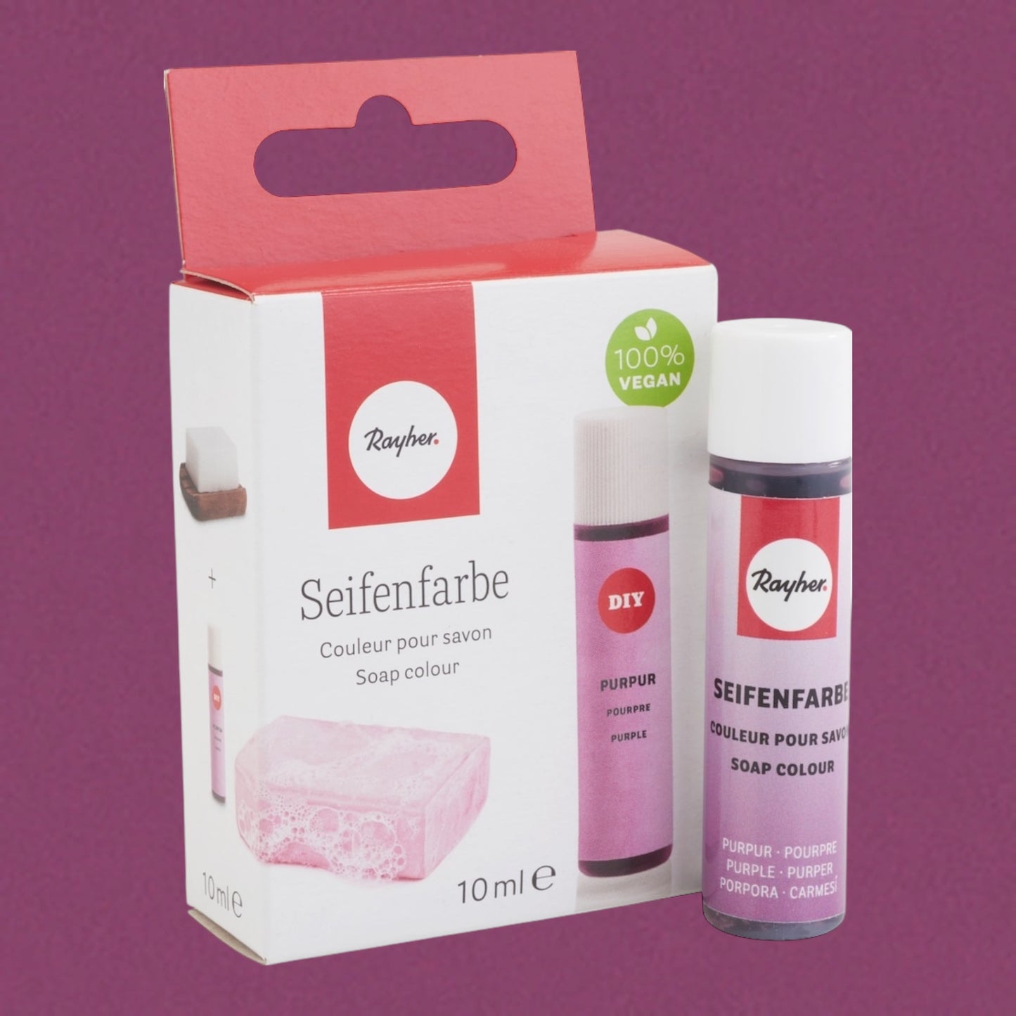 Rayher Soap Color Purple 10ml