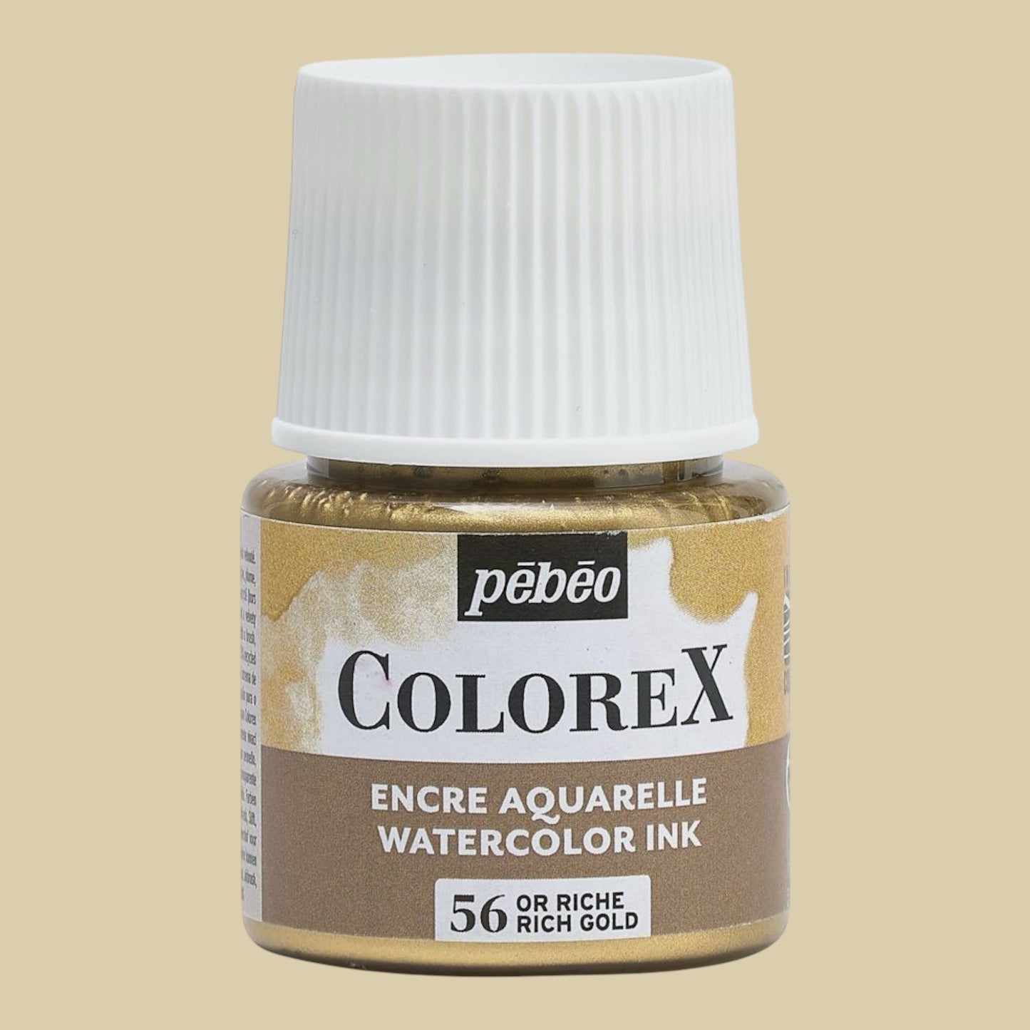 Pebeo Colorex Inks - Rich Gold, 45 ml