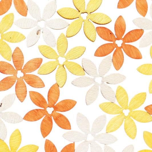 I AM Creative Streuteile Blume II, 24 Stück, ca. 2 cm, bunt