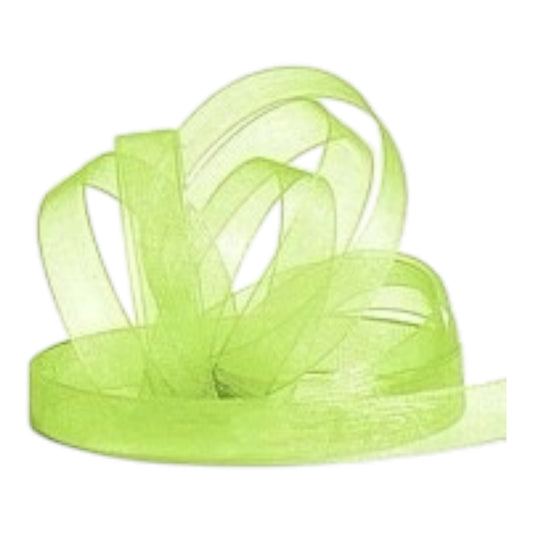 Hotex Chiffonband N 52 Hellgrün, 10 m