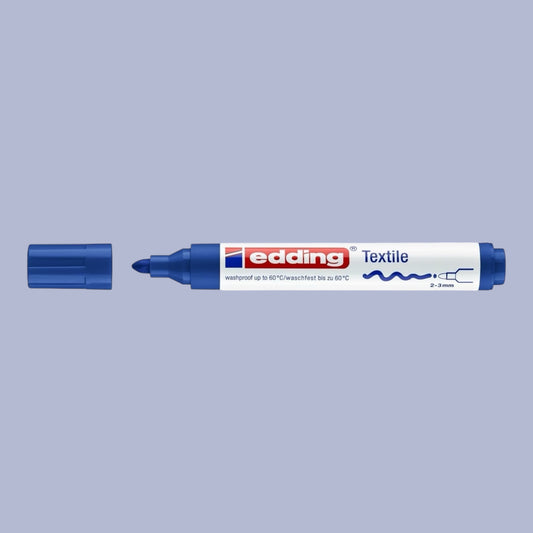 Edding 4500 Textile Marker – 2-3 mm Rundspitze, Blau