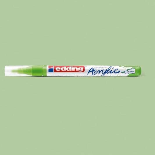 Edding 5300 acrylic marker yellow-green 927, round tip 1-2 mm