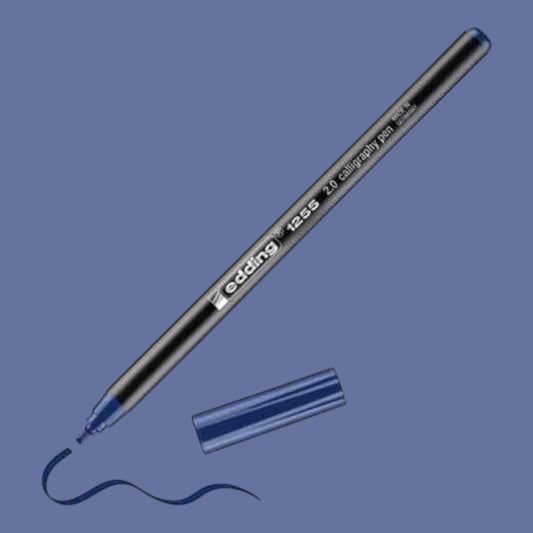 Edding 1255 Kalligraphiestift – 2,0 mm, Blau