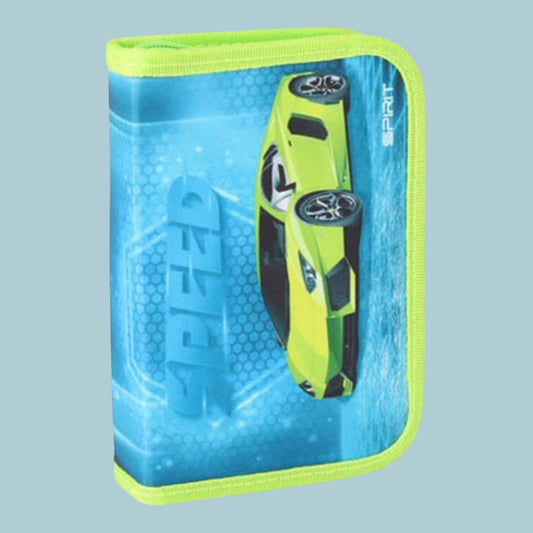 Schüler Etui "SPEED MONSTER" 1-Zipp, 50-tlg.