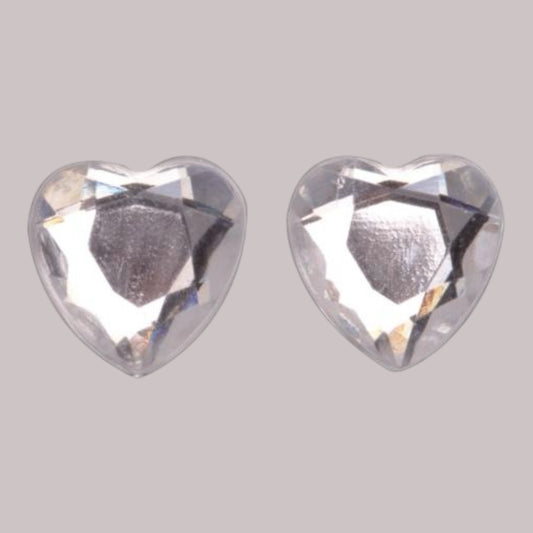 P&D Herzen 8mm crystal selbstklebend 63 Stück