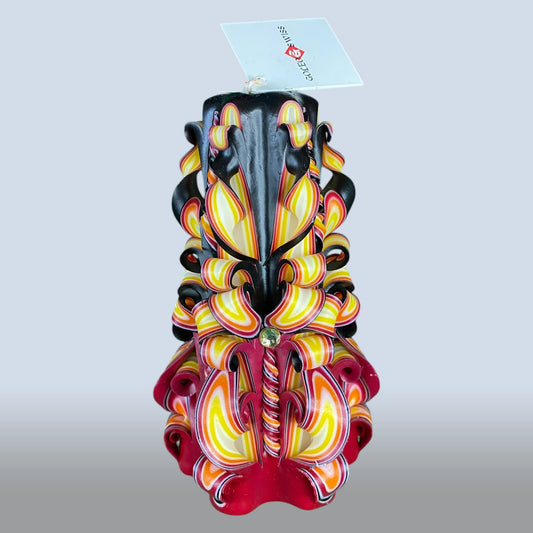 Geschnitzte Kerze Mittel - Spring Stream