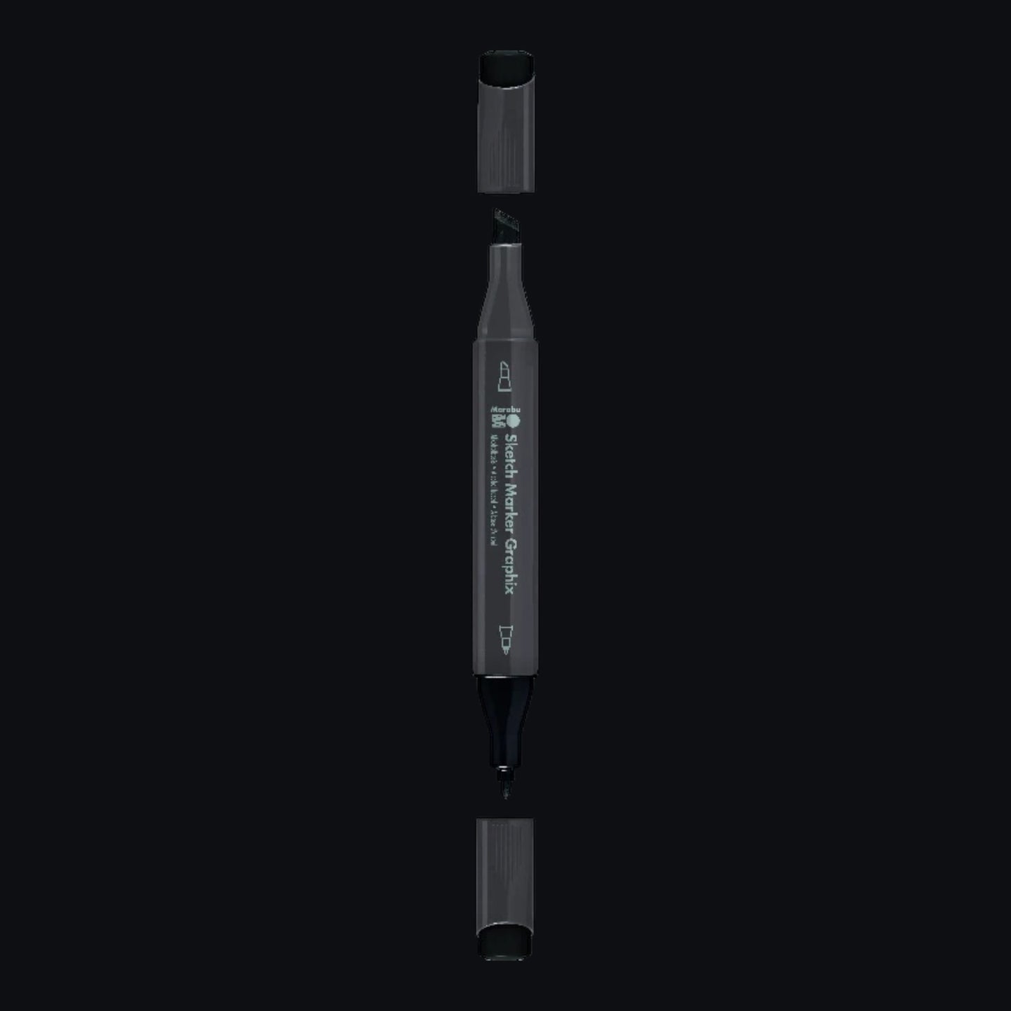 Marabu Sketch Marker Graphix. Lamp Black 974