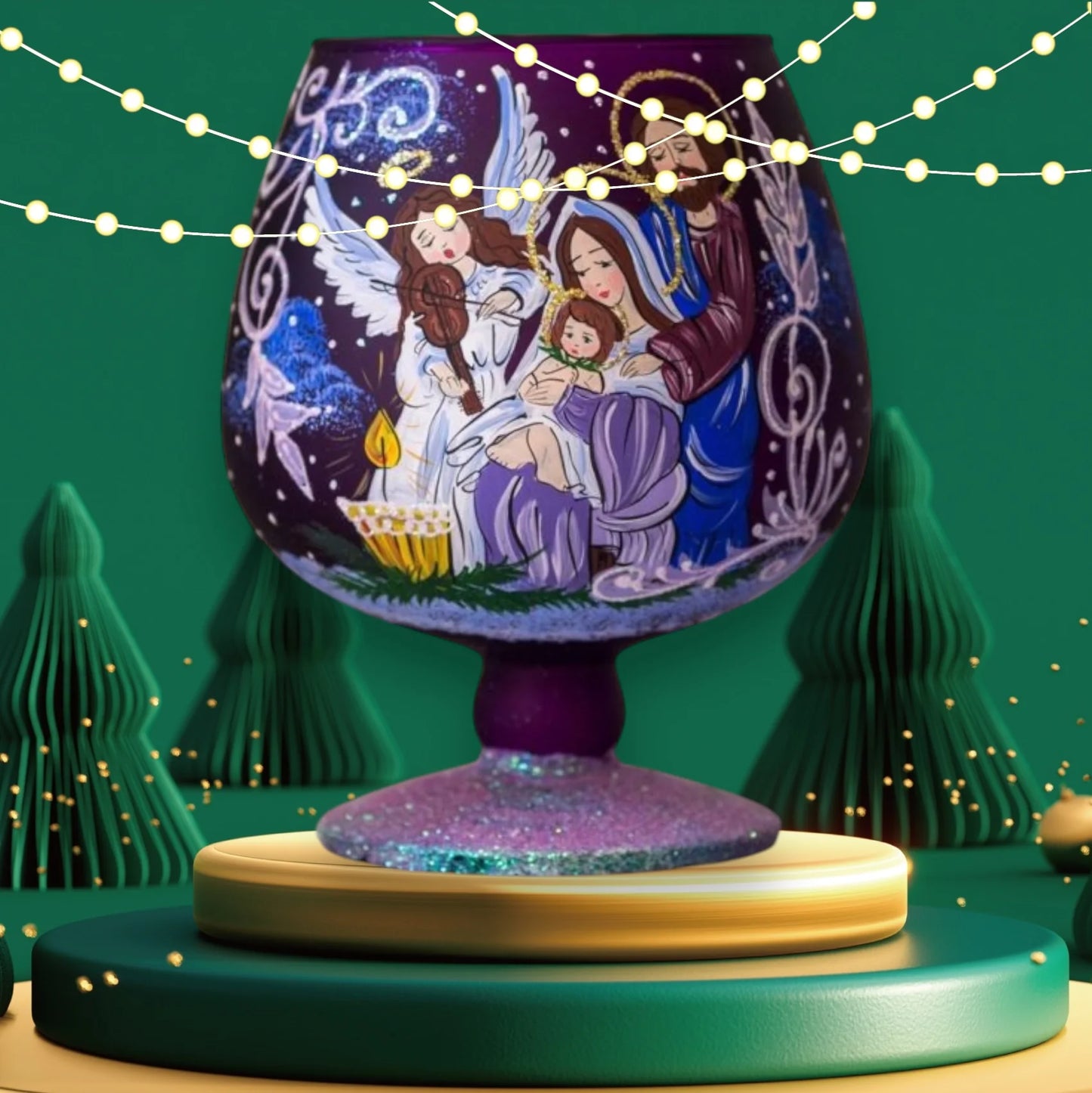 tealight holder Nativity Scene