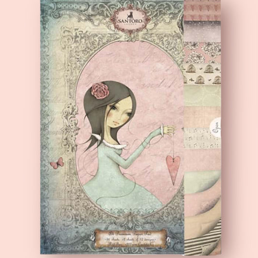 Pearlscent Scrap-pad Santoromirabelle scrapbooking paper A4