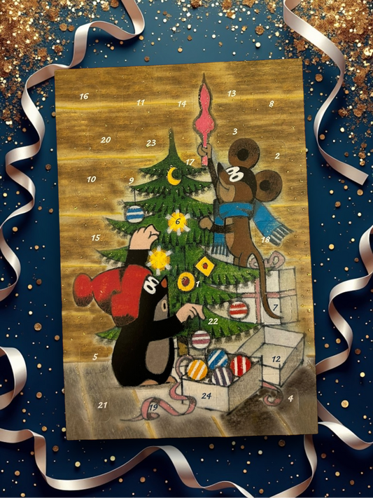 postcard Advent calendar