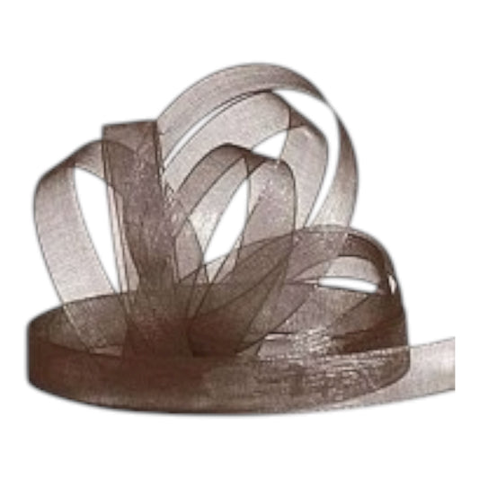 Hotex Chiffonband N 25 Dunkelbraun, 10 m