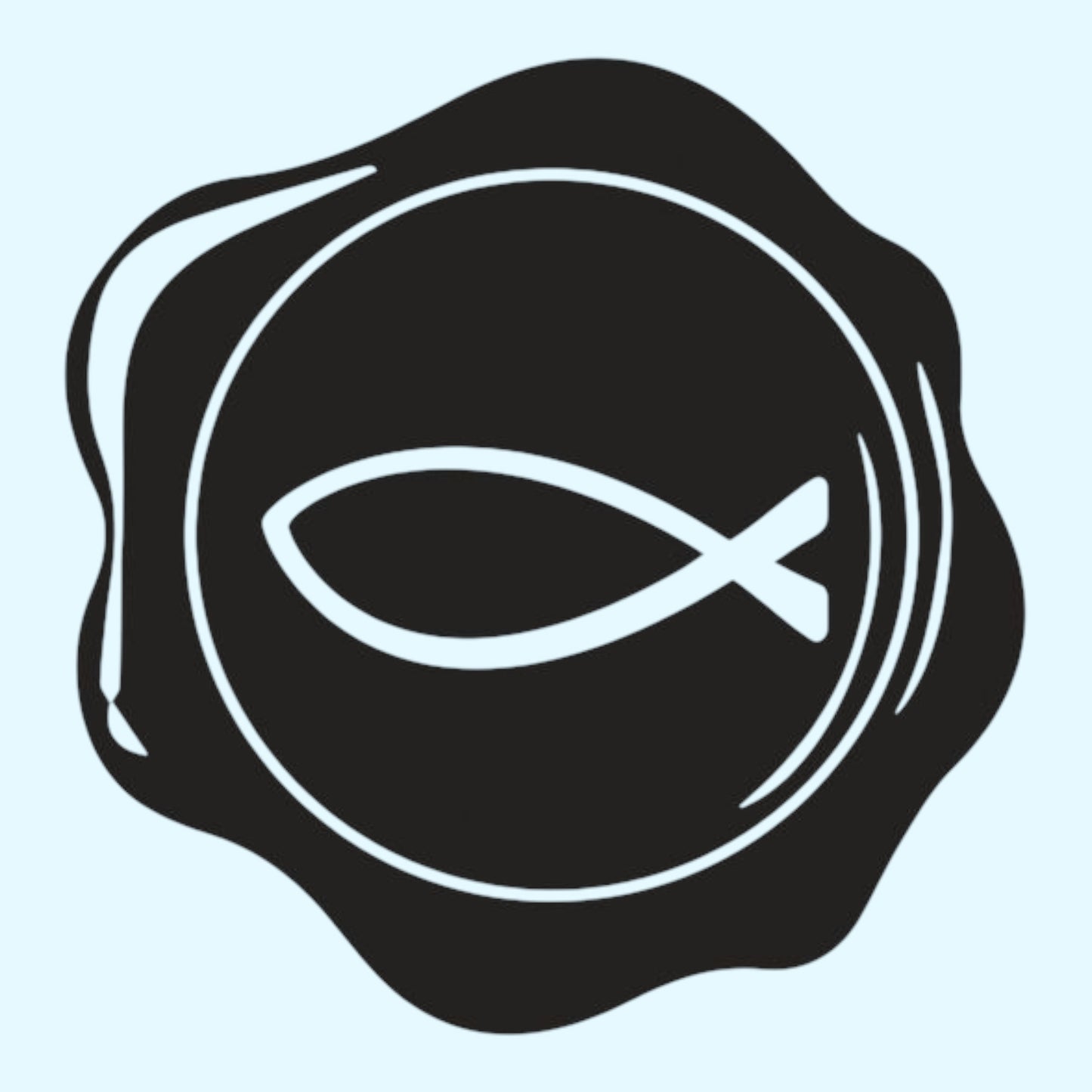 Rayher Siegelwachs-Set Fisch, Royalblau, 2,5 cm