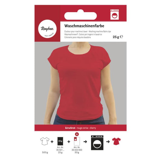 Rayher Waschmaschinenfarbe Kirschrot