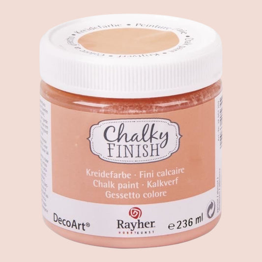 Rayher Chalky-Finish Kreidefarbe – Lachsrosa